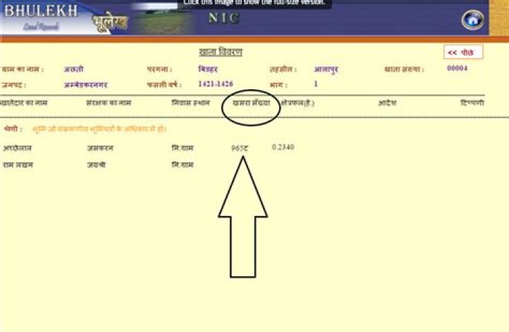 What is Khewat number in Haryana?