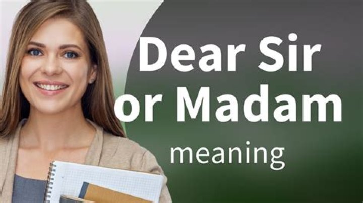 What is madam in English?