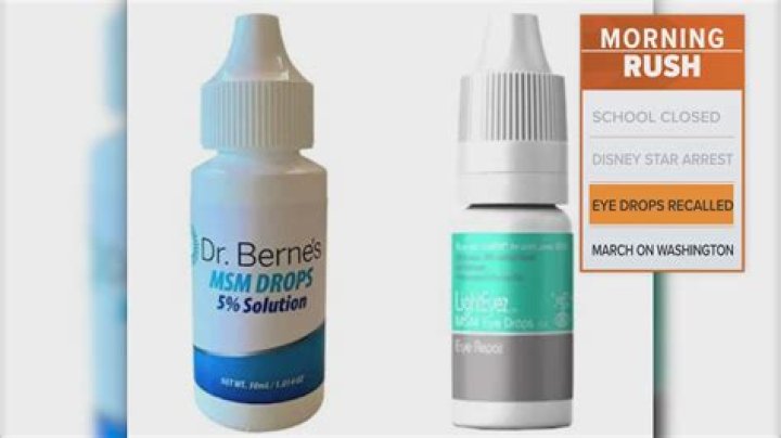 What is MSM eye drops?