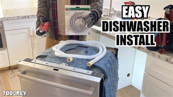 What is needed to install a dishwasher?