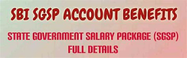 What is SBI Sgsp account?