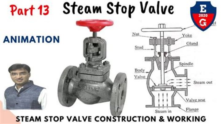 What is steam stop valve?