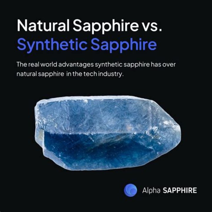 What is synthetic sapphire crystal?