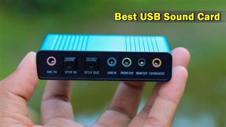 What is the best USB sound card?