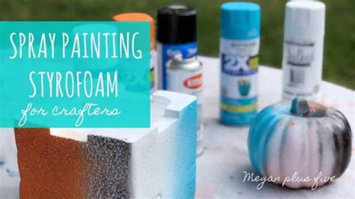 What is the best way to color Styrofoam?