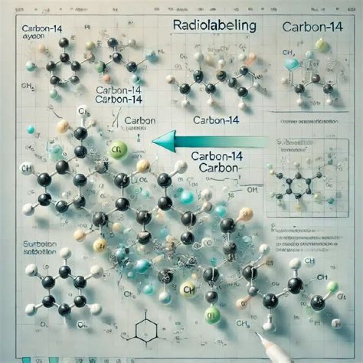 What is the beta decay of carbon 14?
