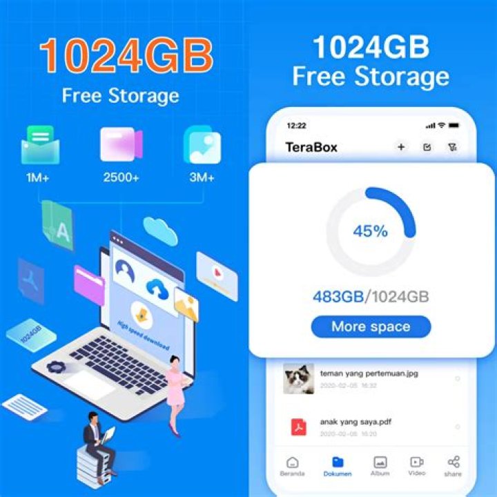 What is the biggest free cloud storage?