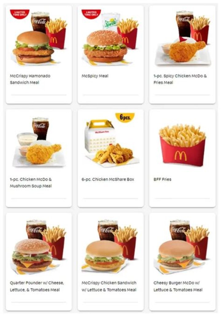What is the cheapest item at McDonald's?