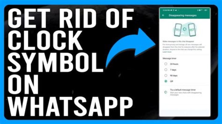What is the clock on WhatsApp?