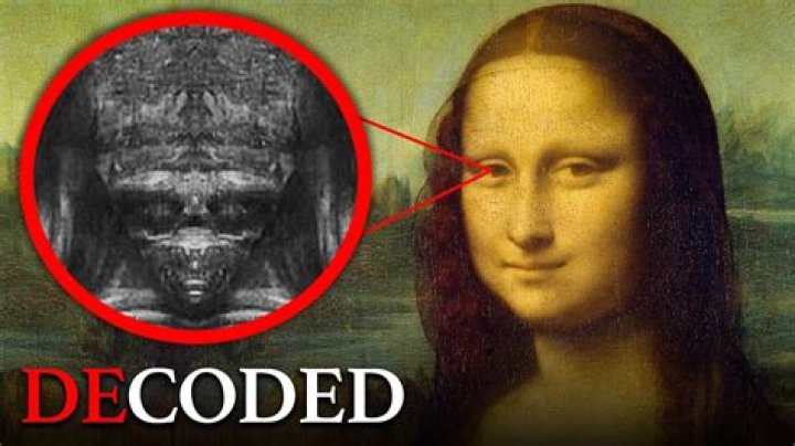 What is the code in Mona Lisa's eyes?