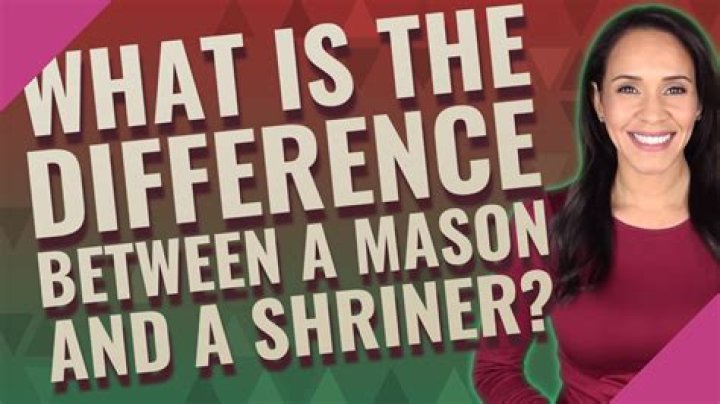 What is the difference between a Mason and a Shriner?
