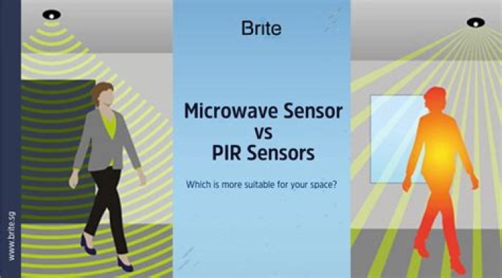 What is the difference between a microwave and PIR Sensor?