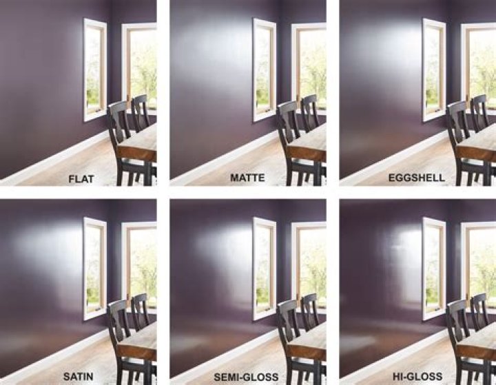What is the difference between eggshell and satin paint finishes?