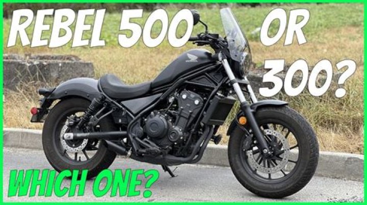 What is the difference between Honda Rebel 300 and 500?
