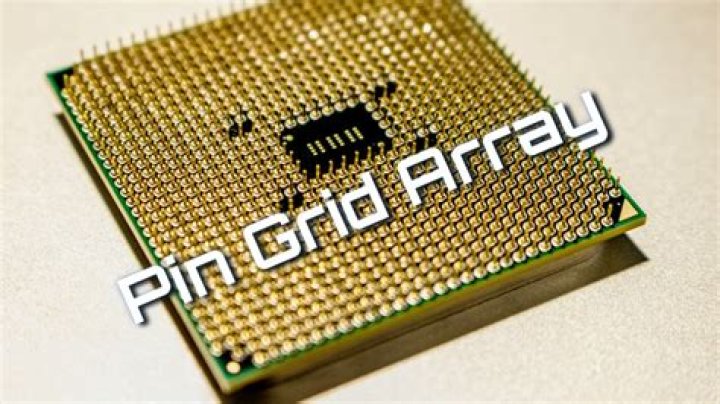 What is the difference between pin grid array and land grid array?