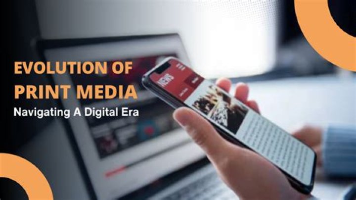 What is the difference between print and digital media?