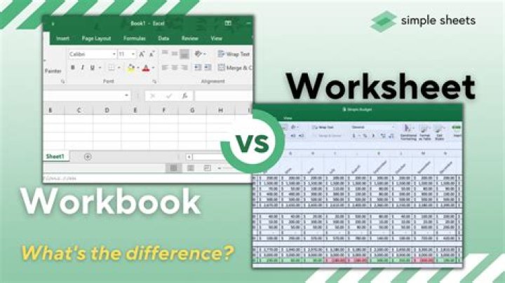 What is the difference between spreadsheet worksheet and sheet?