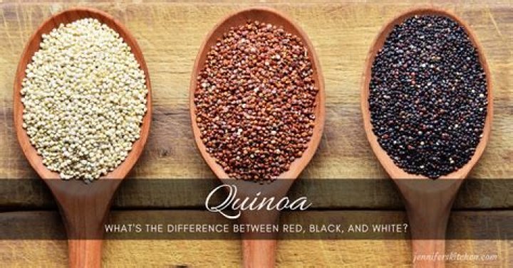 What is the difference between white red and black quinoa?