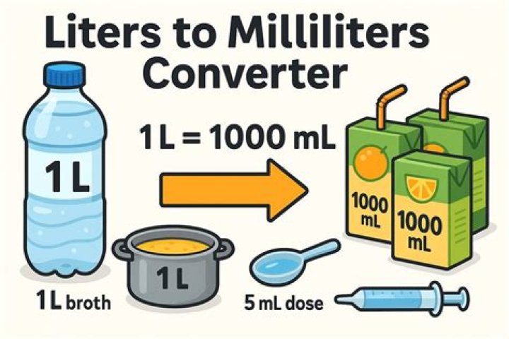 What is the formula to convert liters to kilograms?