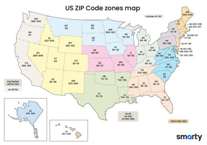 What is the lowest zip code in USA?