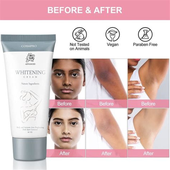 What is the main ingredient in skin bleaching cream?