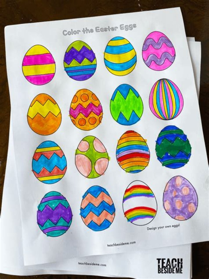 What is the meaning of coloring Easter eggs?