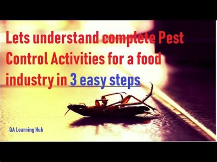 What is the proper procedure for managing pests?