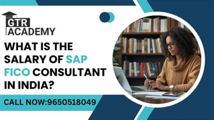 What is the salary of SAP FICO Consultant in India?