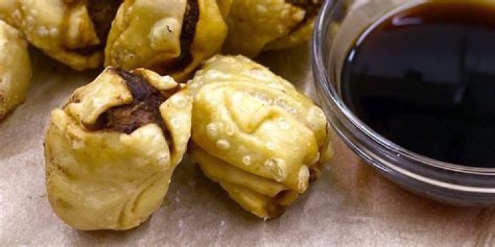 What is the skin of a dim sim made of?
