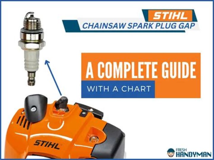 What is the spark plug gap on a Stihl chainsaw?