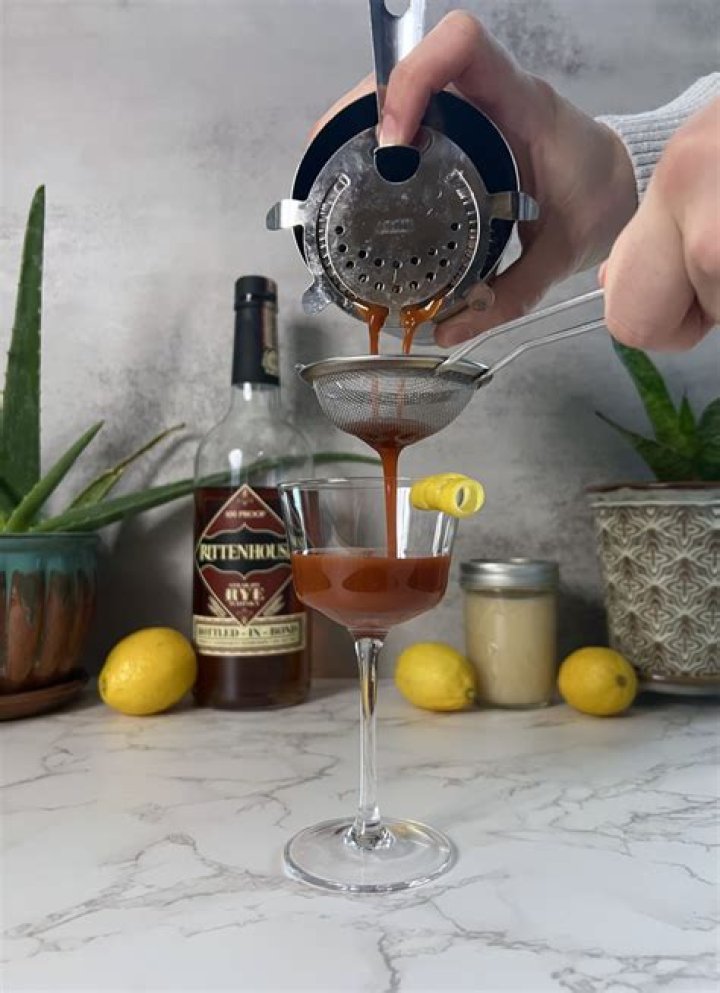 What is the spring for on a cocktail strainer?