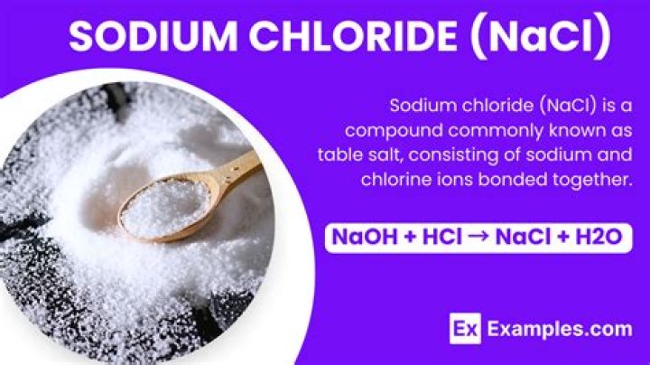 What is the uses of sodium chloride?