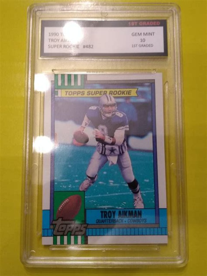 What is the value of a Troy Aikman rookie card?