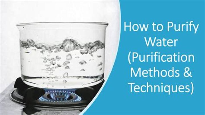 What is used to purify water?