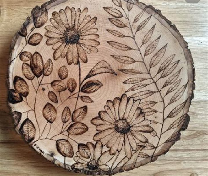What is wood burning art?