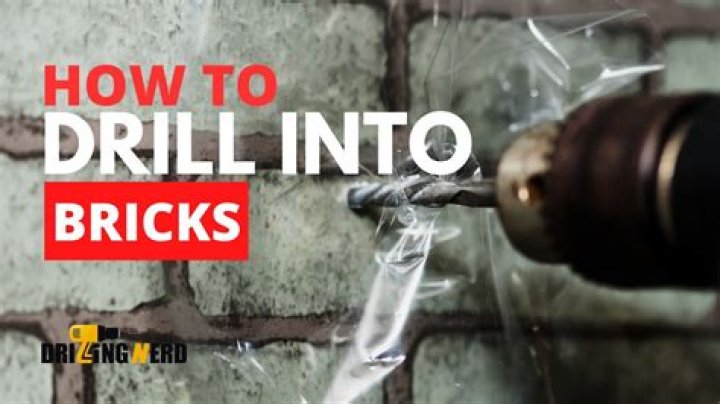 What kind of bit do I need to drill through brick?