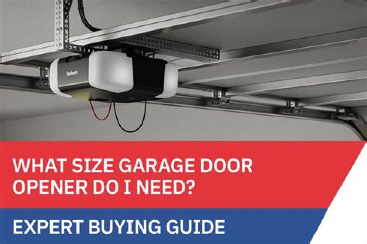 What kind of garage door opener do I need?