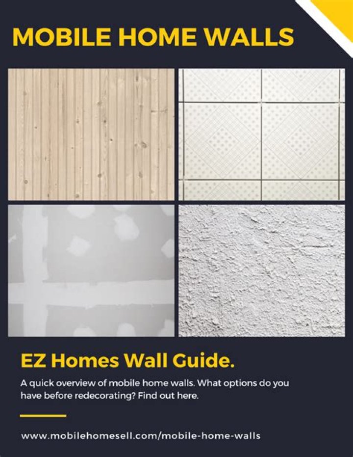 What kind of walls do mobile homes have?