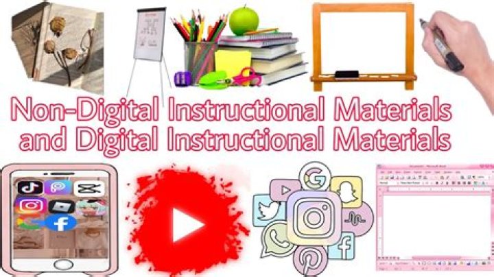 What must be included in instructional materials?