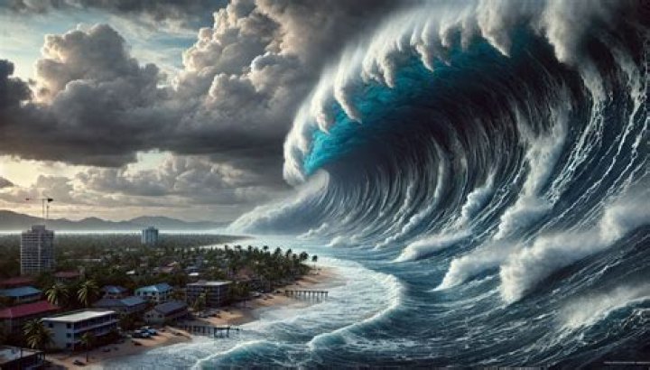 What natural or man made events can trigger a tsunami?