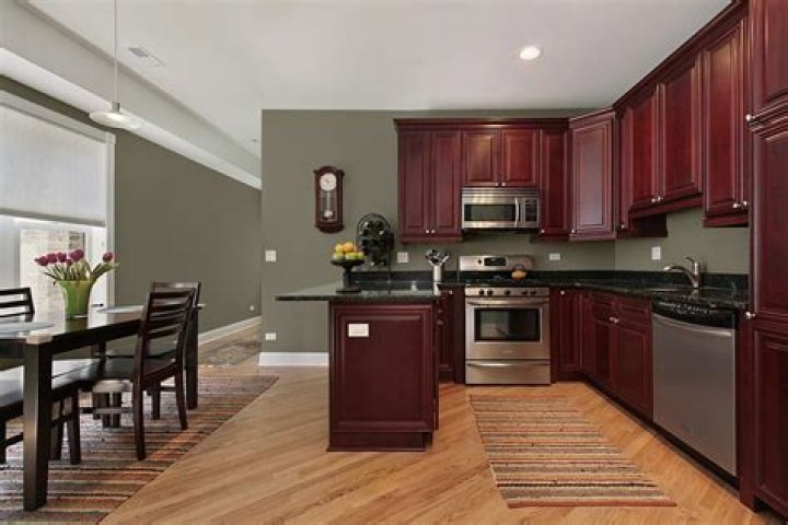 What paint color goes well with cherry wood?