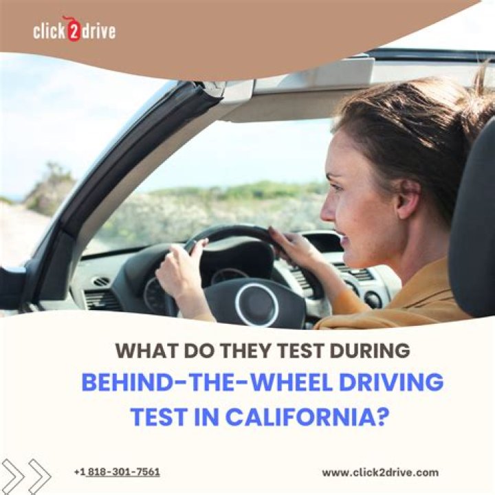 What should I do before my behind the wheel test?