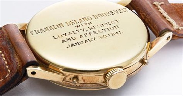 What should I engrave on a mens watch?