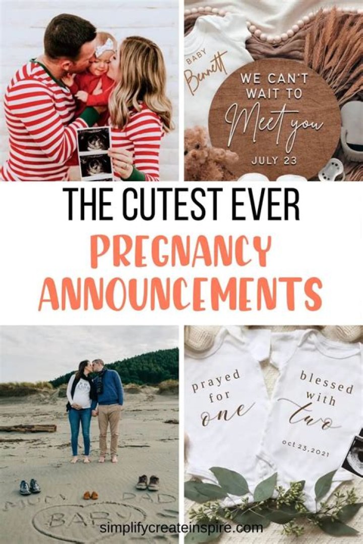 What should I say during pregnancy announcement?