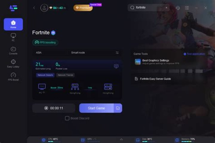 What specs do you need to run fortnite on Epic?