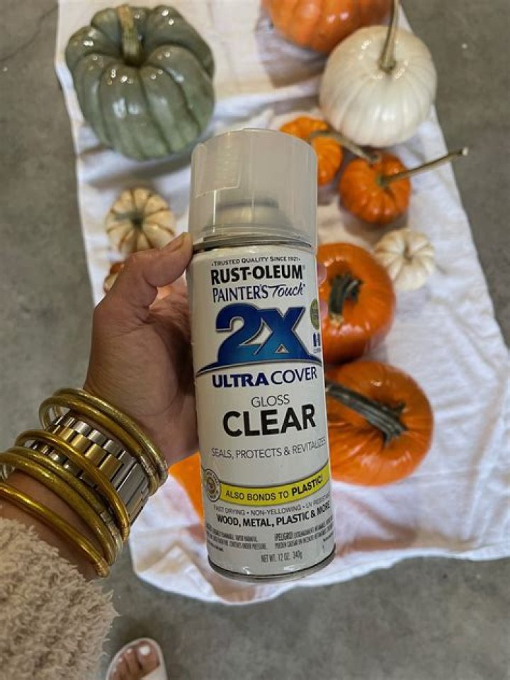 What to spray on a pumpkin to preserve it?