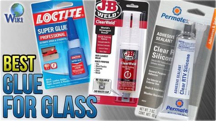 What type of glue works on glass?