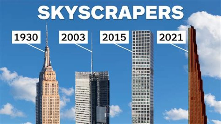 What types of technology made it possible for skyscrapers to be built?