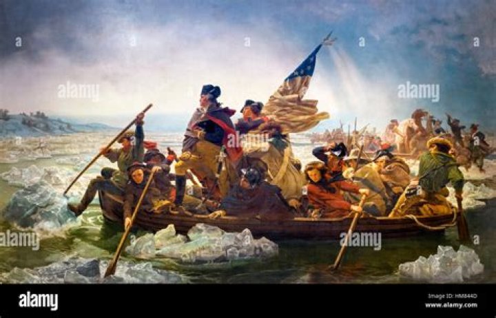 When did George Washington cross the Delaware?