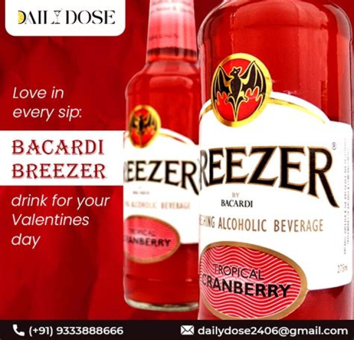 When was Bacardi Breezer introduced?